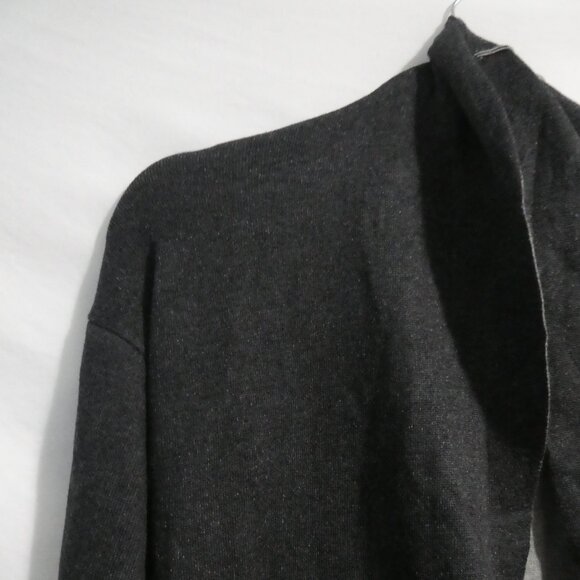 DYNAMITE | medium | Charcoal Long Sleeve Open Front Cardigan With Pockets | NWT - Picture 3 of 16